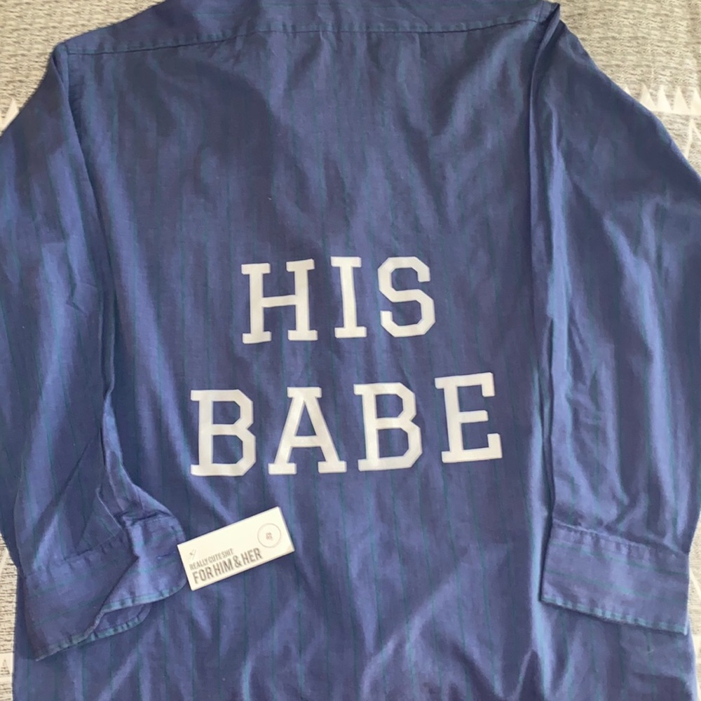 Hubs & Hers vintage His Babe button up
